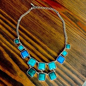 Mika Necklace jewel toned necklace